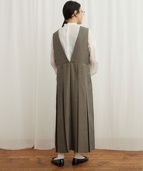 fig London(フィグロンドン)の「woolmood 2way onepiece(ワンピース・レディース・ブラック/グレー・FREE)」の6枚目の写真