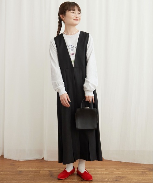 fig London(フィグロンドン)の「woolmood 2way onepiece(ワンピース・レディース・ブラック/グレー・FREE)」の19枚目の写真