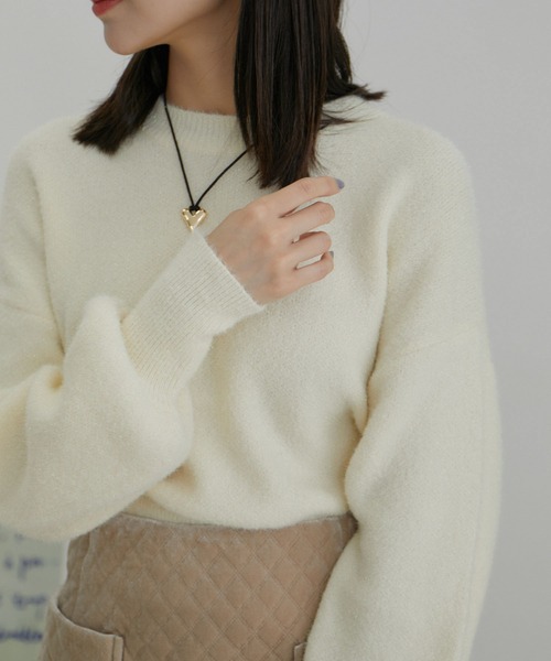 極美品✨ANAYI ラメシャギープルオーバー ニット 36 ラメシャギー プル