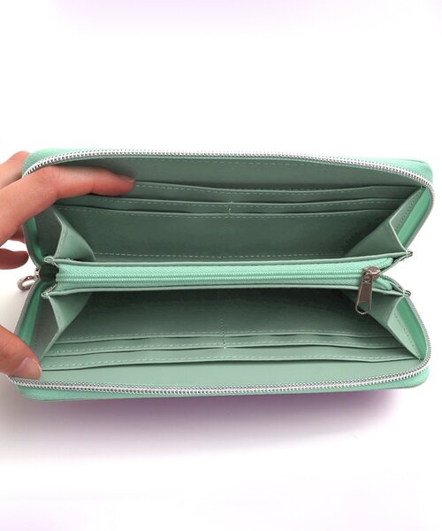 algy(アルジー)の「グリッター長財布(財布・キッズ・ブラック/ピンク・FREE)」の7枚目の写真