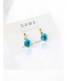 【sawa】ゆれる一粒ピアス(MA)