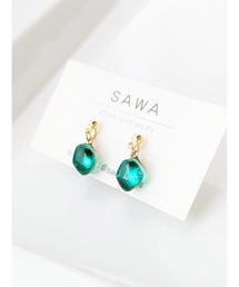 【sawa】ゆれる一粒ピアス(MA)
