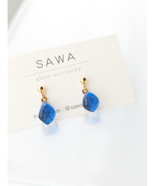tone(トーン)の「【sawa】ゆれる一粒ピアス(MA)(ピアス(両耳用)・レディース・ライム/ラベンダー/スカイブルー/ターコイズブルー/ブルー/グリーン/クリア/ブラウン系その他・FREE)」の20枚目の写真