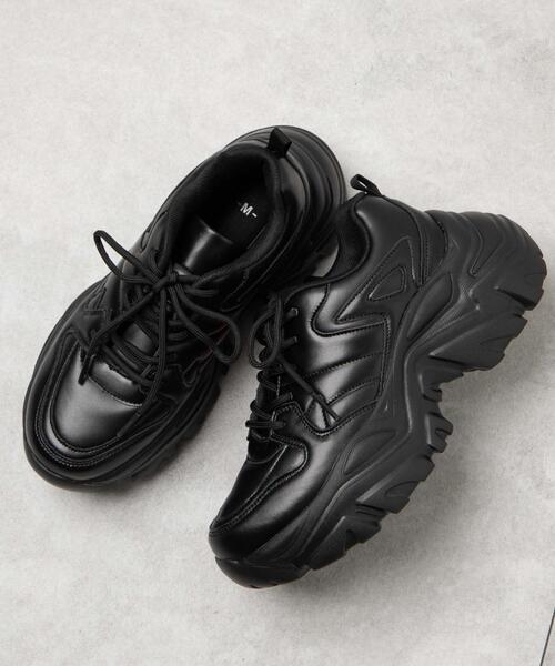 WEGO(ウィゴー)の「WEGO/【XLサイズ展開あり】厚底ダッドスニーカー(スニーカー・レディース・ホワイト/ライトグレー/サックスブルー/ブラック/シルバー・MEDIUM/LARGE/X-LARGE/SMALL)」の12枚目の写真