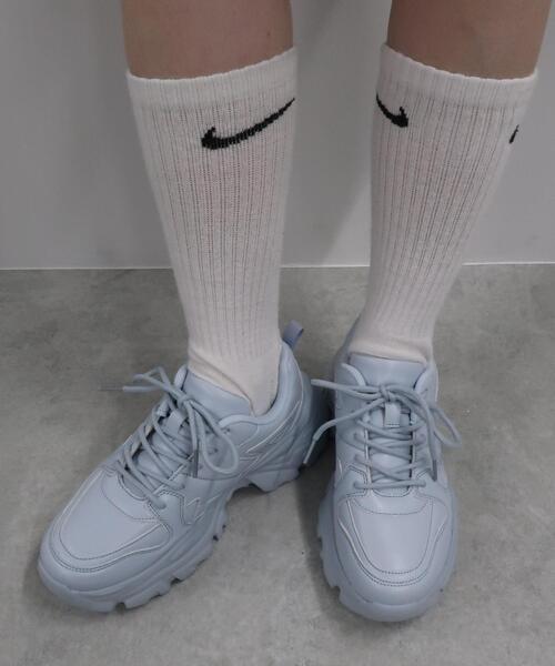 WEGO(ウィゴー)の「WEGO/【XLサイズ展開あり】厚底ダッドスニーカー(スニーカー・レディース・ホワイト/ライトグレー/サックスブルー/ブラック/シルバー・MEDIUM/LARGE/X-LARGE/SMALL)」の22枚目の写真