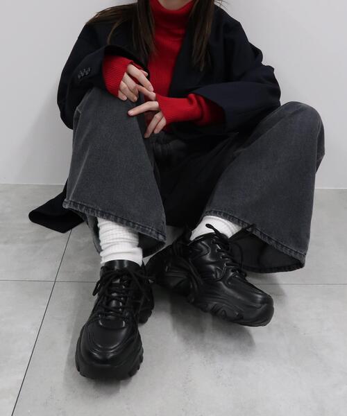 WEGO(ウィゴー)の「WEGO/【XLサイズ展開あり】厚底ダッドスニーカー(スニーカー・レディース・ホワイト/ライトグレー/サックスブルー/ブラック/シルバー・MEDIUM/LARGE/X-LARGE/SMALL)」の18枚目の写真