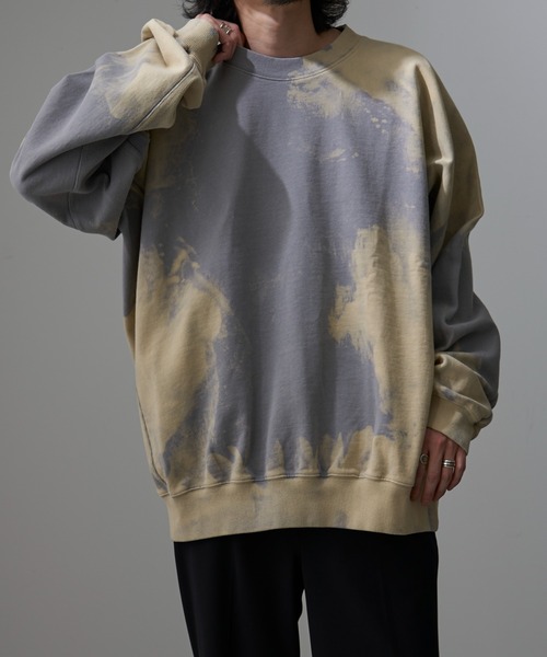 Lui's（ルイス）の「HARD HYPE クルーネックスウェット（スウェット・メンズ・ブラック/グレー・FREE）」の2枚目の写真