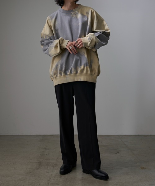 Lui's（ルイス）の「HARD HYPE クルーネックスウェット（スウェット・メンズ・ブラック/グレー・FREE）」の15枚目の写真