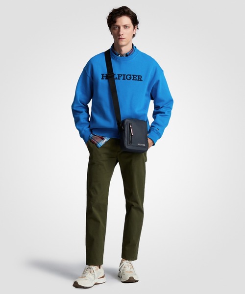 TOMMY HILFIGER（トミーヒルフィガー）の「ピケミニリポーターバッグ（ショルダーバッグ・メンズ・ネイビー・FREE）」の2枚目の写真