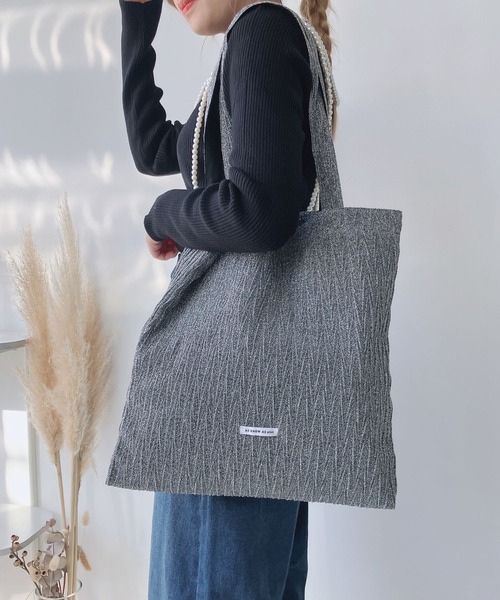 ◎クリンクルラメトートバッグ（トートバッグ）｜AS KNOW AS plus