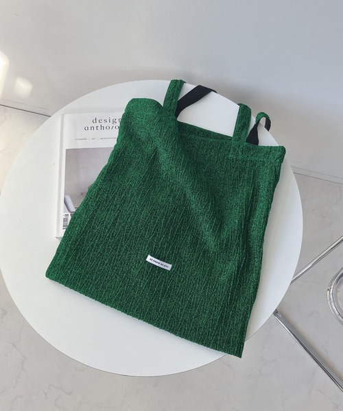 ◎クリンクルラメトートバッグ（トートバッグ）｜AS KNOW AS plus