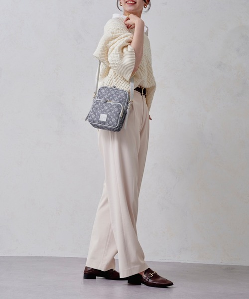 russet（ラシット）の「【Denim Print】スクエアショルダーバッグ (CE-1263-WEB)（ショルダーバッグ・レディース・ネイビー/インディゴブルー・FREE）」の8枚目の写真