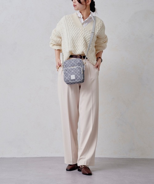 russet（ラシット）の「【Denim Print】スクエアショルダーバッグ (CE-1263-WEB)（ショルダーバッグ・レディース・ネイビー/インディゴブルー・FREE）」の10枚目の写真