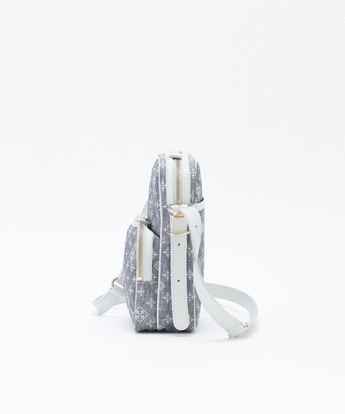 russet（ラシット）の「【Denim Print】スクエアショルダーバッグ (CE-1263-WEB)（ショルダーバッグ・レディース・ネイビー/インディゴブルー・FREE）」の13枚目の写真