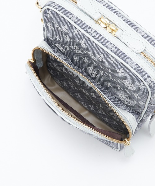 russet（ラシット）の「【Denim Print】スクエアショルダーバッグ (CE-1263-WEB)（ショルダーバッグ・レディース・ネイビー/インディゴブルー・FREE）」の18枚目の写真