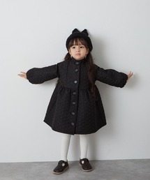 riziere | キルティングコートワンピース(ノーカラーコート)