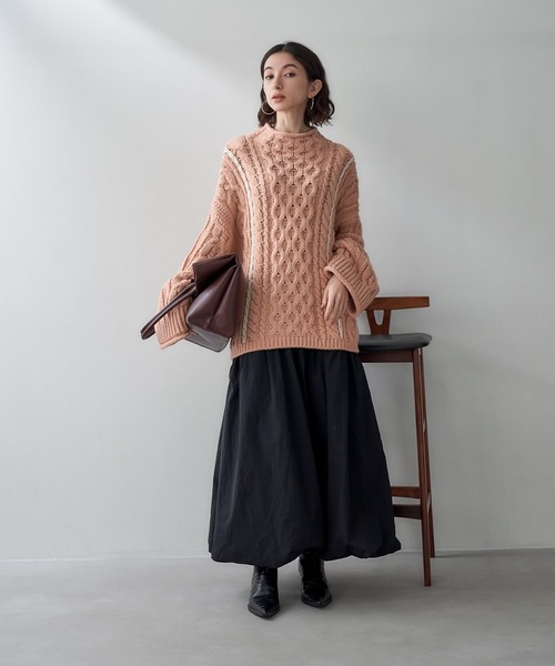 JEANASIS【eL】Balloon Long Skirt eL（エル）の「【eL】Balloon Long Skirt /995669（スカート