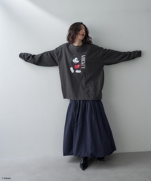 eL(エル)の「【eL】Balloon Long Skirt /995669(スカート・レディース・ブラック/ネイビー・FREE)」の16枚目の写真