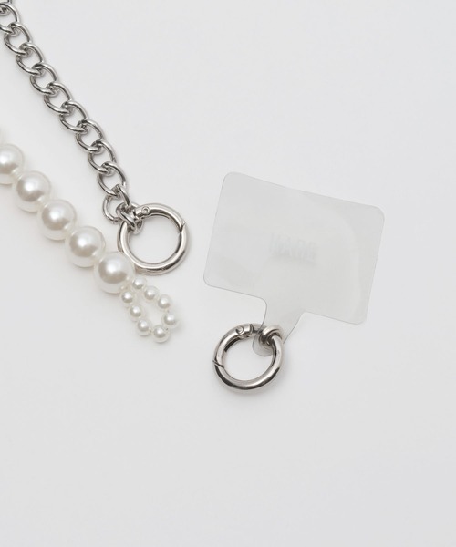 HARE(ハレ)の「チュールフリルデザインスマホストラップ(HARE)(スマホグッズ・レディース・ホワイト系その他/シルバー系その他/ホワイト・FREE)」の18枚目の写真