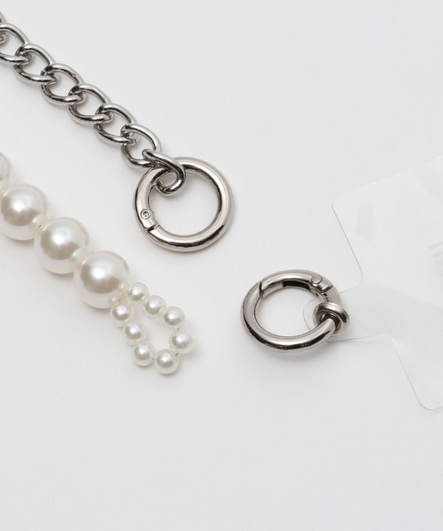 HARE(ハレ)の「チュールフリルデザインスマホストラップ(HARE)(スマホグッズ・レディース・ホワイト系その他/シルバー系その他/ホワイト・FREE)」の19枚目の写真