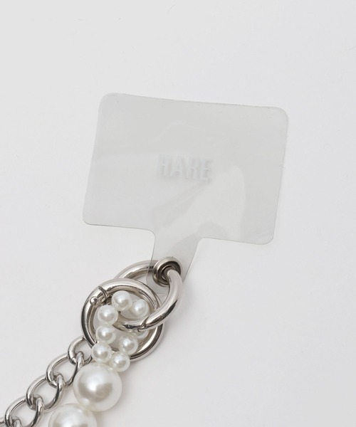 HARE(ハレ)の「チュールフリルデザインスマホストラップ(HARE)(スマホグッズ・レディース・ホワイト系その他/シルバー系その他/ホワイト・FREE)」の21枚目の写真