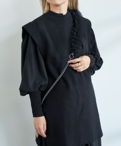 HARE(ハレ)の「チュールフリルデザインスマホストラップ(HARE)(スマホグッズ・レディース・ホワイト系その他/シルバー系その他/ホワイト・FREE)」の11枚目の写真