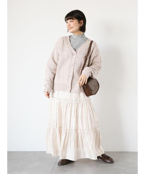 ehka sopo（エヘカソポ）の「メローテレコハイネックカットソー（Tシャツ/カットソー・レディース・ブルー/オフホワイト/ブラック/グレー・F）」の18枚目の写真