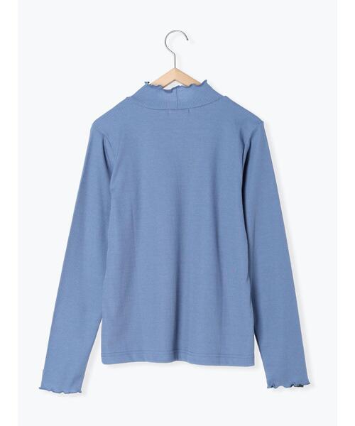 ehka sopo（エヘカソポ）の「メローテレコハイネックカットソー（Tシャツ/カットソー・レディース・ブルー/オフホワイト/ブラック/グレー・F）」の11枚目の写真