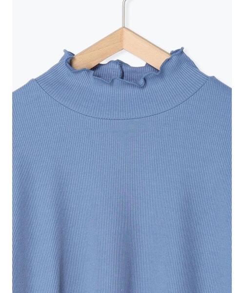 ehka sopo（エヘカソポ）の「メローテレコハイネックカットソー（Tシャツ/カットソー・レディース・ブルー/オフホワイト/ブラック/グレー・F）」の15枚目の写真