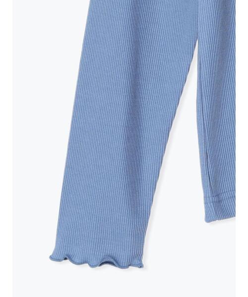 ehka sopo（エヘカソポ）の「メローテレコハイネックカットソー（Tシャツ/カットソー・レディース・ブルー/オフホワイト/ブラック/グレー・F）」の19枚目の写真