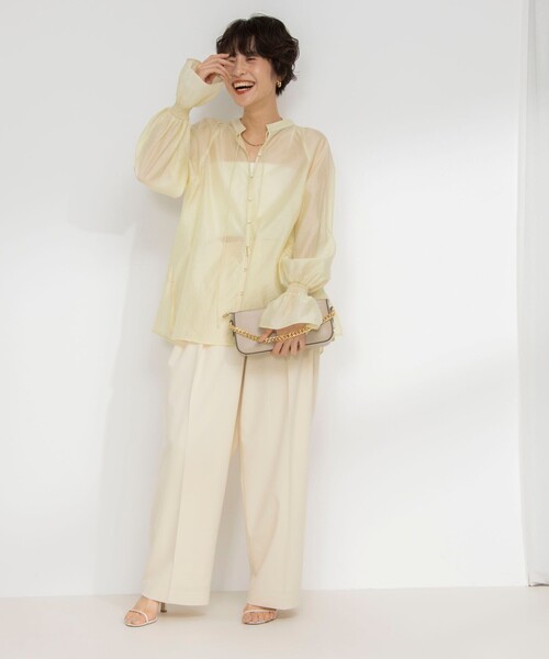 NOLLEY'S Sophi（ノーリーズソフィ）の「シアーローンギャザー2WAY