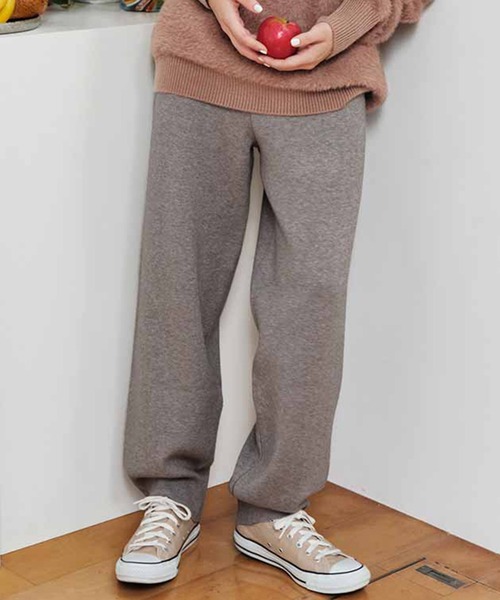 ＭＥＤＥ１９Ｆ ウエストリブニットパンツ（その他パンツ）｜MEDE19F（メデジュウキュウ）