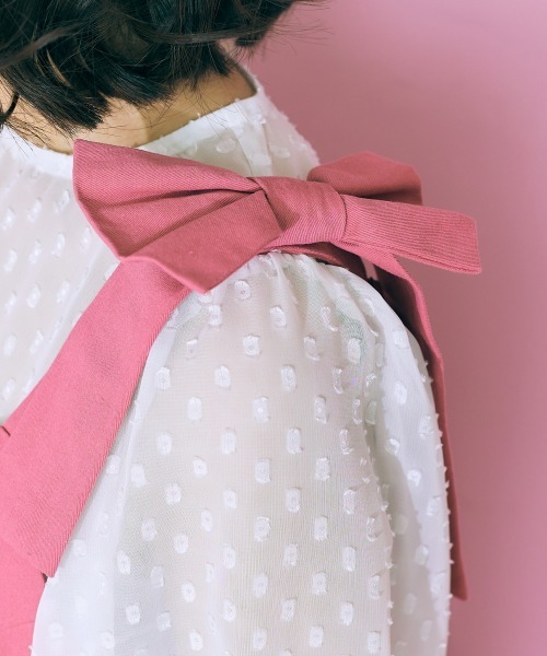 marun（マルン）の「＜大きいサイズ＞ 肩リボンビスチェ marun（ベスト・レディース・ピンク・L/5L/4L/3L/LL）」の22枚目の写真