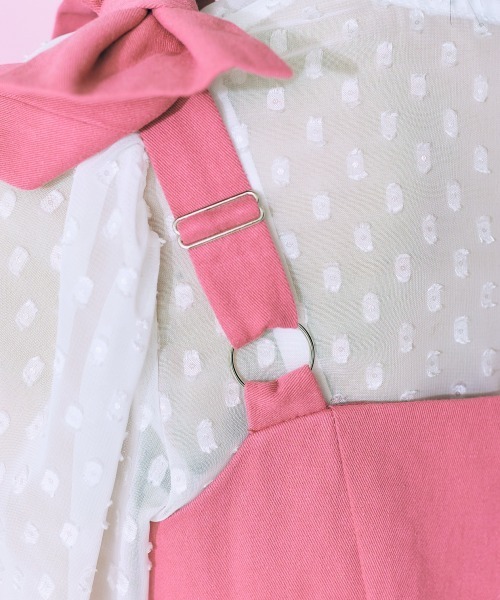 marun（マルン）の「＜大きいサイズ＞ 肩リボンビスチェ marun（ベスト・レディース・ピンク・L/5L/4L/3L/LL）」の11枚目の写真