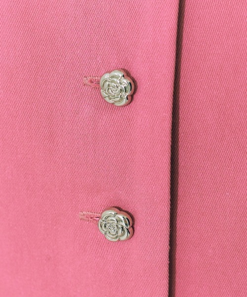 marun（マルン）の「＜大きいサイズ＞ 肩リボンビスチェ marun（ベスト・レディース・ピンク・L/5L/4L/3L/LL）」の21枚目の写真