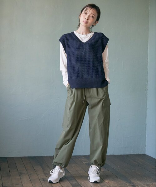 ikka（イッカ）の「【洗える】ニットスニーカー（スニーカー・レディース・オフホワイト/ブラック・M/L）」の17枚目の写真