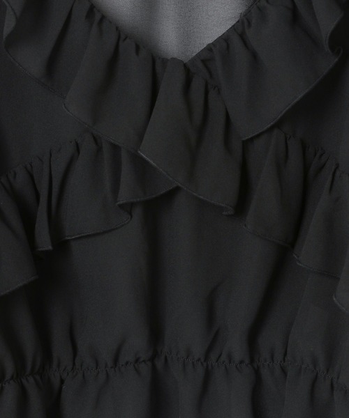 Heather（ヘザー）の「フリルクロスシャーリングブラウス　105241（シャツ/ブラウス・レディース・オフホワイト/ブラック・FREE）」の10枚目の写真