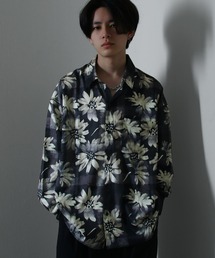 Nilway（ニルウェイ）の「【無地/総柄】オーバーサイズ長袖シャツ（シャツ/ブラウス）」