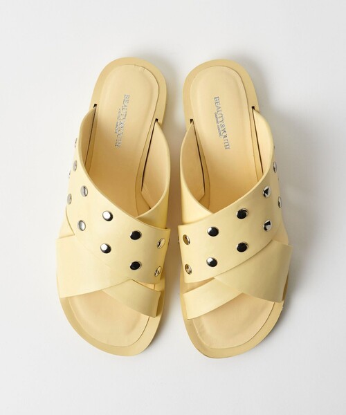BEAUTY&YOUTH UNITED ARROWS(ビューティーアンドユースユナイテッドアローズ)の「スタッズ クロス スライダーサンダル(サンダル・レディース・ブラック/クリーム・36/38/37)」の18枚目の写真