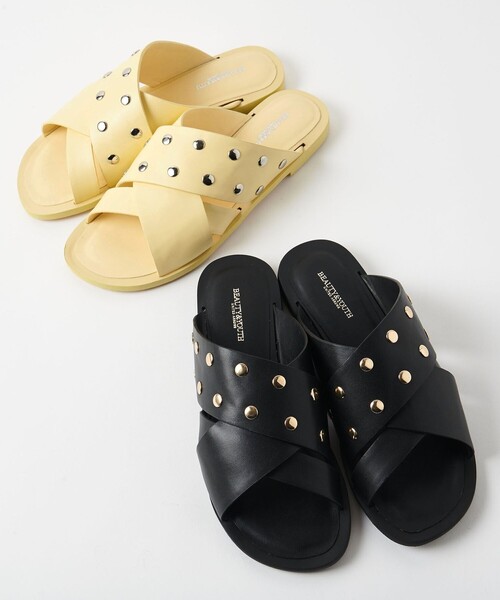 BEAUTY&YOUTH UNITED ARROWS(ビューティーアンドユースユナイテッドアローズ)の「スタッズ クロス スライダーサンダル(サンダル・レディース・ブラック/クリーム・36/38/37)」の21枚目の写真