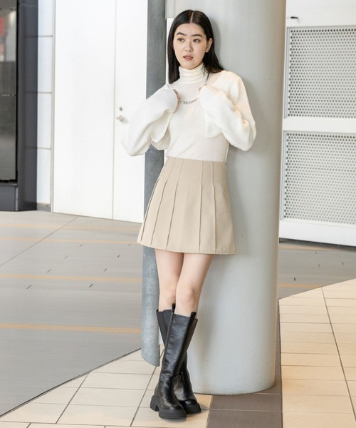 3.3 Field Trip （3.3フィールドトリップ）の「3.3 Field Trip／ショートボレロカーディガン  2995312（カーディガン/ボレロ・レディース・ホワイト/グレー/ブルー・FREE）」の12枚目の写真