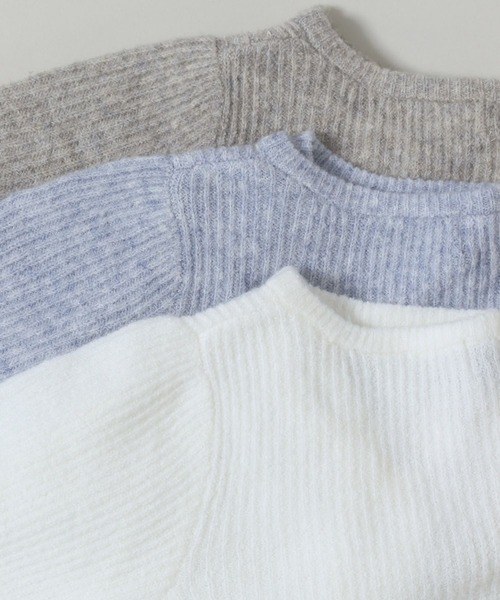 3.3 Field Trip （3.3フィールドトリップ）の「3.3 Field Trip／ショートボレロカーディガン  2995312（カーディガン/ボレロ・レディース・ホワイト/グレー/ブルー・FREE）」の22枚目の写真