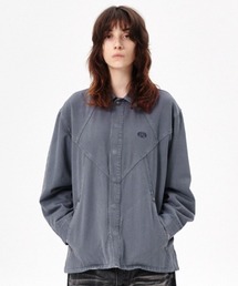 ブラウス シャツ 「mahagrid/マハグリッド」UTILITY POCKET SHIRT/ポケット シャツ レディース メンズ mahagrid/マハグリッド』UTILITY POCKET SHIRT/ポケット シャツ