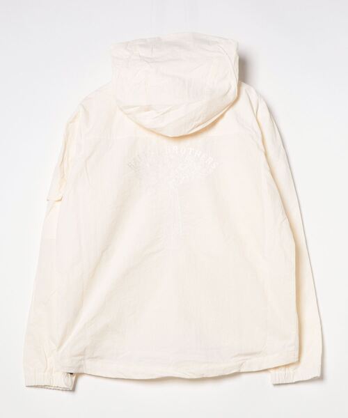 BALLSY.BROTHERS（ボールジーブラザーズ）の「waterproof hood military nylon blouse（ブルゾン・メンズ・アイボリー/カーキ・LARGE/MEDIUM）」の3枚目の写真