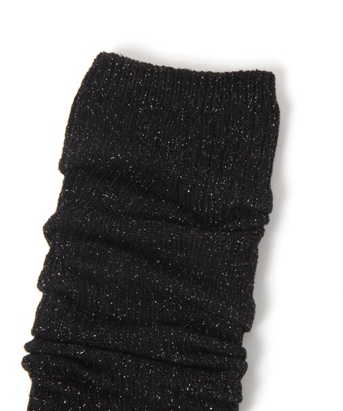 LAKOLE（ラコレ）の「ロングラメルーズソックス / 105184（ソックス/靴下・レディース・アイボリー/グレー/ブラック/ブラウン・FREE）」の5枚目の写真