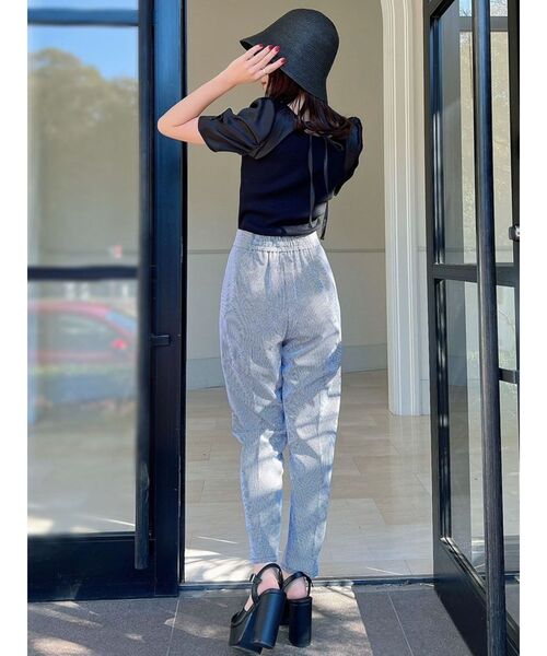 RESEXXY（リゼクシー）の「センタープレステーパードパンツ【セットアップ着用可能】（その他パンツ・レディース・その他1/ブラック/その他・FREE）」の5枚目の写真