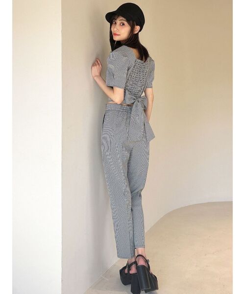 RESEXXY（リゼクシー）の「センタープレステーパードパンツ【セットアップ着用可能】（その他パンツ・レディース・その他1/ブラック/その他・FREE）」の10枚目の写真