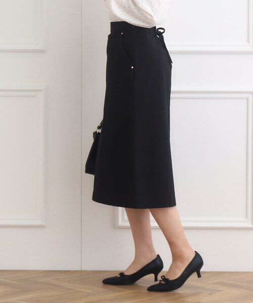 couture brooch（クチュールブローチ）の「◆ハイパーストレッチサス付タイトスカート（スカート・レディース・ダークオリーブ/ネイビー/ブラック・38/42/40）」の5枚目の写真