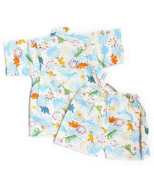 SKAPE(エスケープ)の「甚平スーツ(浴衣・キッズ・ブルー系その他3/アイボリー/ブルー/グレー/ホワイト/ネイビー・130cm/120cm/110cm/100cm/90cm)」の14枚目の写真