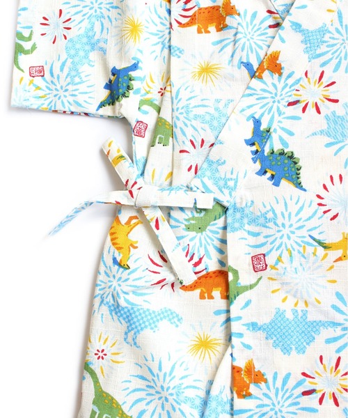 SKAPE(エスケープ)の「甚平スーツ(浴衣・キッズ・ブルー系その他3/アイボリー/ブルー/グレー/ホワイト/ネイビー・130cm/120cm/110cm/100cm/90cm)」の15枚目の写真